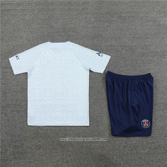 Tuta da Track Paris Saint-Germain Manica Corta 2022 2023 Grigio - Pantalon Corto